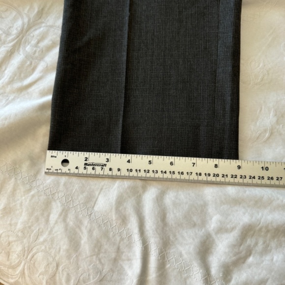Perry Ellis Men's Gray Slim Fit Dress Pants Business Formal (Check Measurements) - Picture 12 of 14